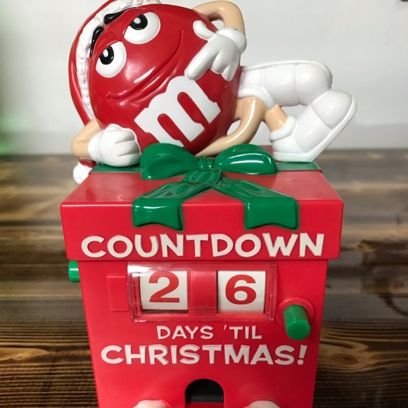 2022 M M Christmas Dispenser M&M'S Holiday Mms Countdown To Christmas Candy Dispenser Poshmark